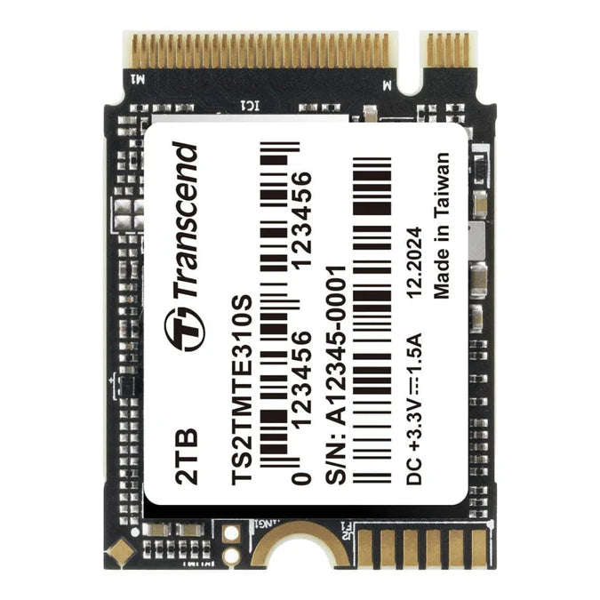 Transcend 2 TB MTE310S PCI-E GEN 4x4 M.2 2230 SSD 3D NAND - 5000 MB/s Read 4000 MB/s Write - 1200...