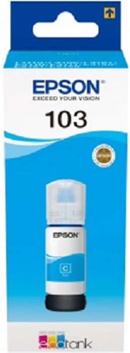 Ink Bottles Cyan 65ml EcoTank L5190 / L3111 / L1110 / L3150 / L3110 Epson 7500 pages