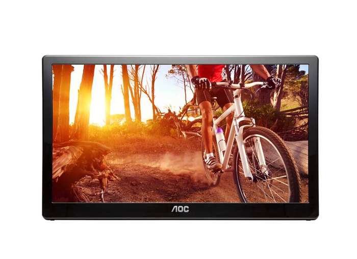 AOC E1659FWU 15.6" Portable USB LED Monitor