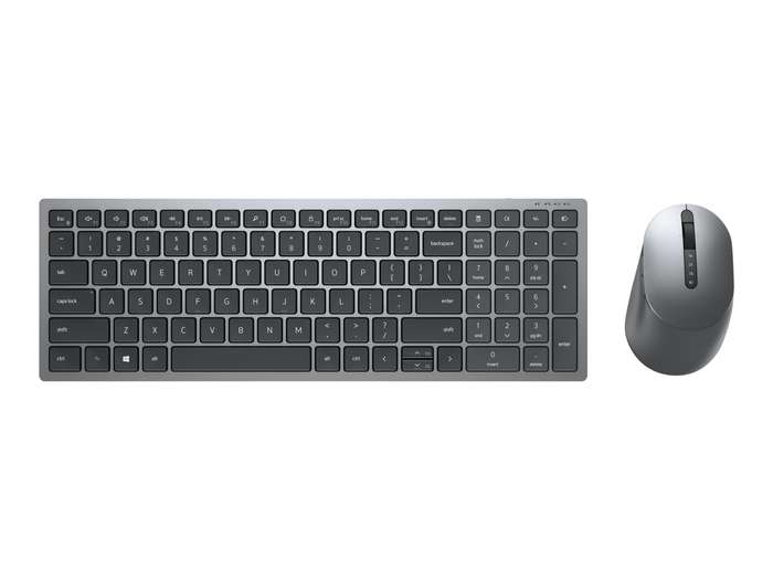 Dell Multi-Device Wireless Keyboard and Mouse - KM7120W - US International (QWERTY) 