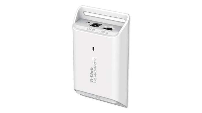 D-Link Gigabit PoE Injector; 10/100/1000Mbps data passthrough rate; IEEE802.3at compliant; DC Out...