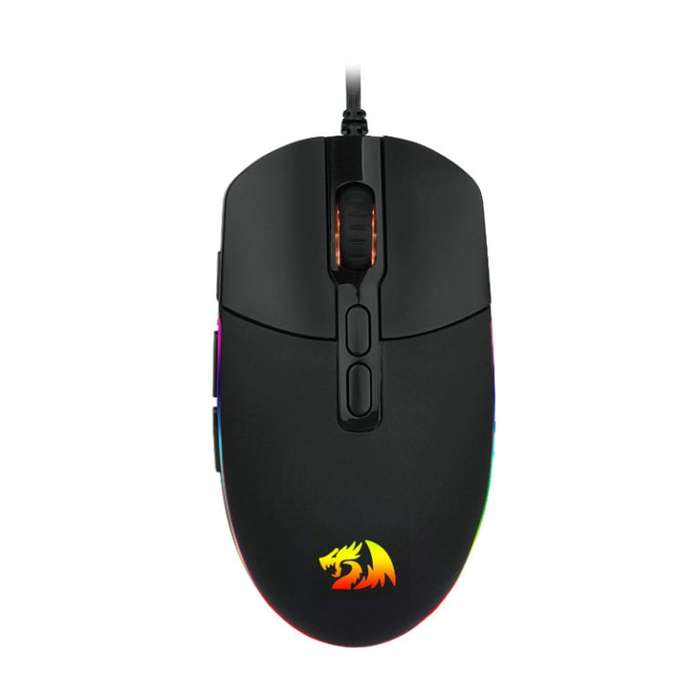 REDRAGON INVADER 10000DPI GAMING MOUSE  BLACK
