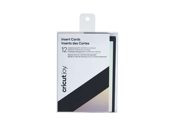 2008045 - Cricut Joy Insert Cards 12-pack (Black/Holo); .