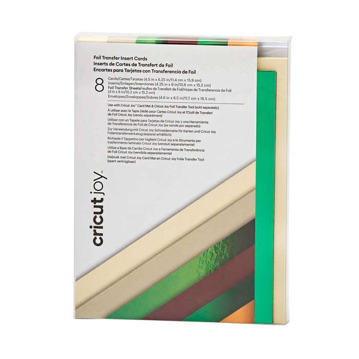 2009209 - Cricut Insert Cards Foil Cameron R30 (11;4 Cm X 15;9 Cm) 8-Pack