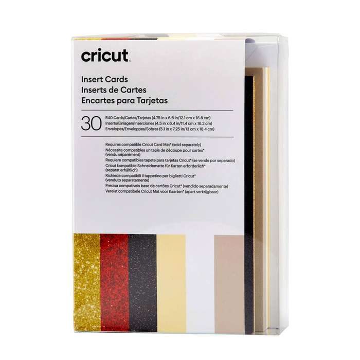 2009470 - Cricut Insert Cards Glitz & Glam R40 (12;1 Cm X 16;8 Cm) 30-Pack