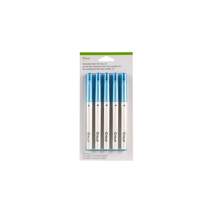 2004846 - CRICUT WASHABLE FABRIC PEN BLUE 1.0 (5PC) RTL