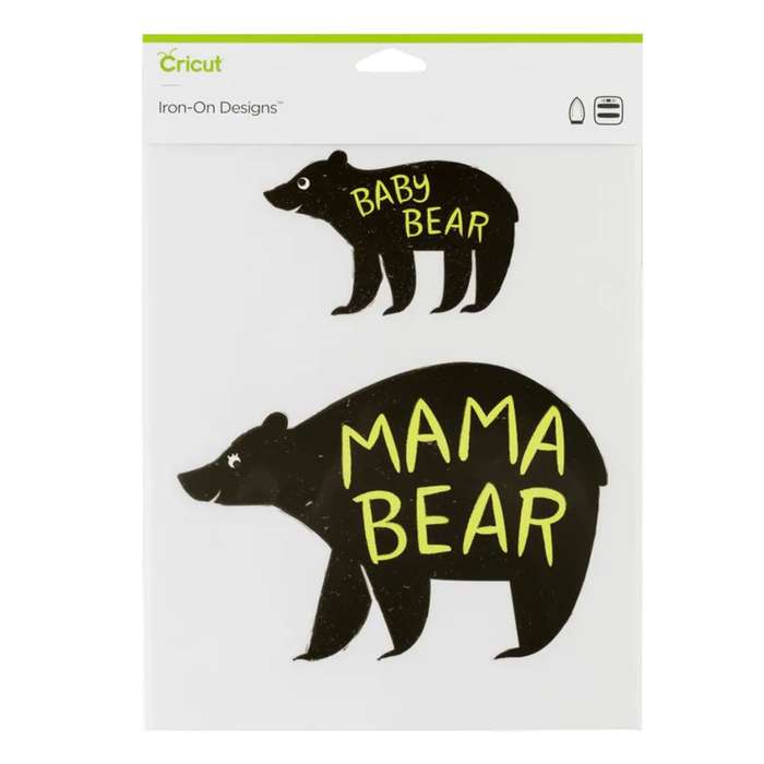 2004823 - CRICUT IRON ON DESIGNS MAMA BABY BEAR 8.5X12
