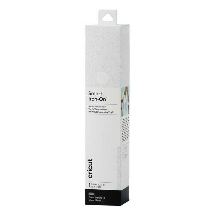 2009062: Cricut Smart Iron-on 33x273cm 1 sheet (Glitter White)
