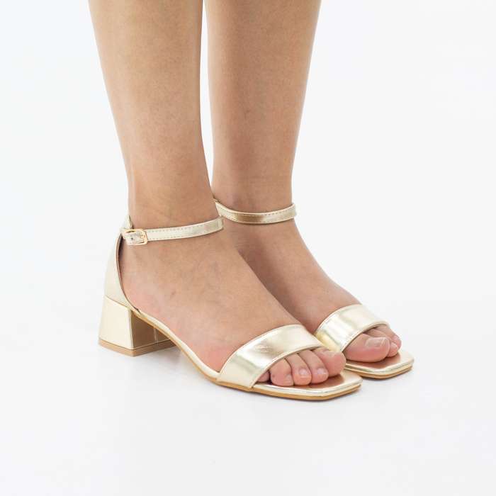 Elite 4.5cm block heel strappy sandal