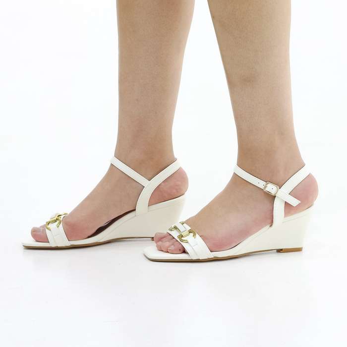 Merla one band wedge 6 cm heel sandal