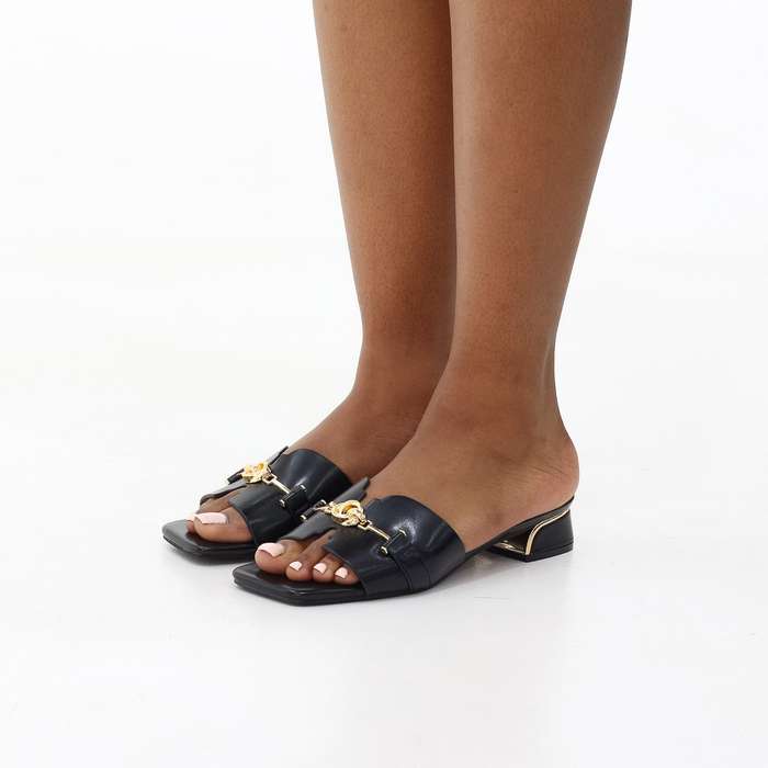 Jazz slide with trim 2.5 cm heel