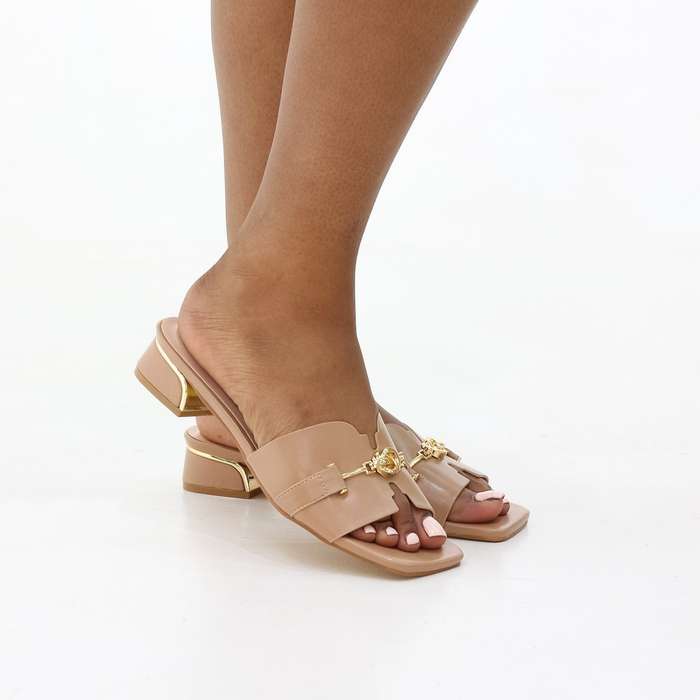 Jazz slide with trim 2.5 cm heel