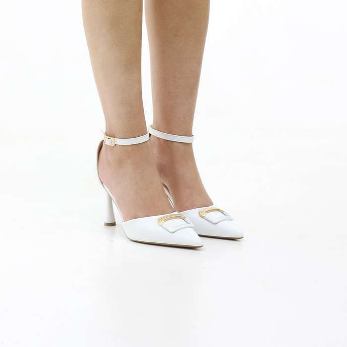 Simmit open waist w/trim pu 9cm heel