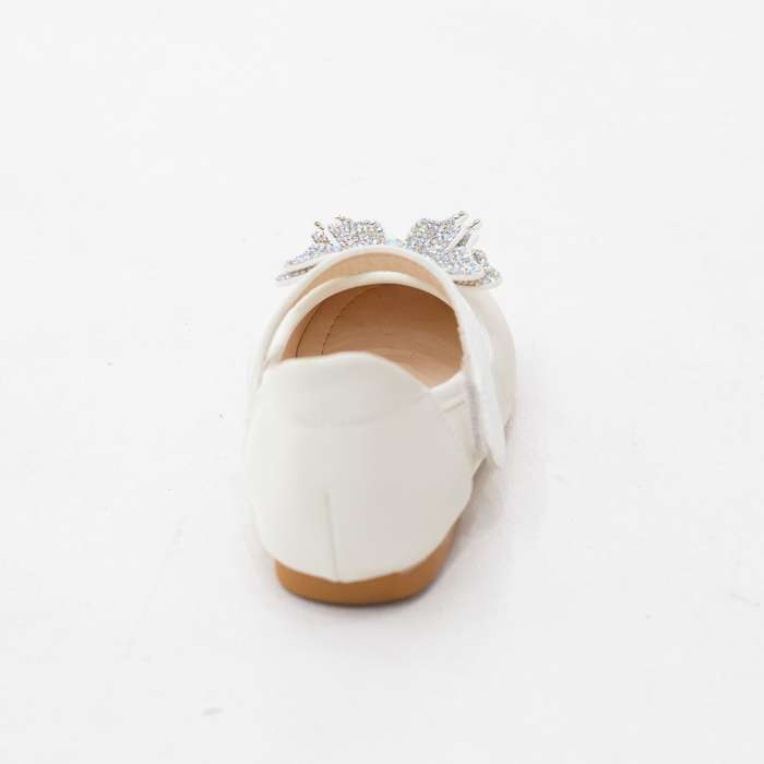 Keysha baby girls butterfly detailed dress pump