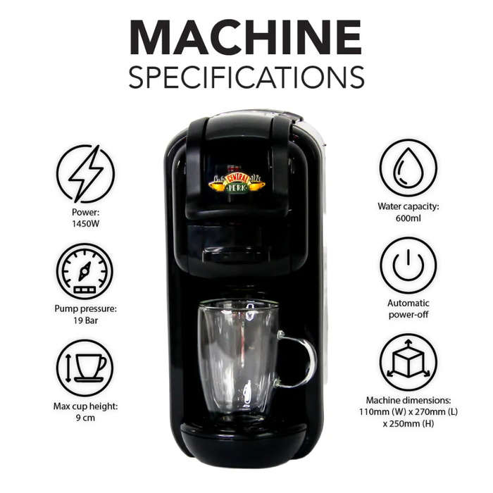 Caffeluxe F.R.I.E.N.D.S DUO Machine | Dolce Gusto Bundle