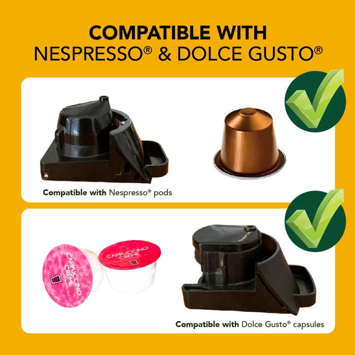 Caffeluxe F.R.I.E.N.D.S DUO Machine | Dolce Gusto Bundle