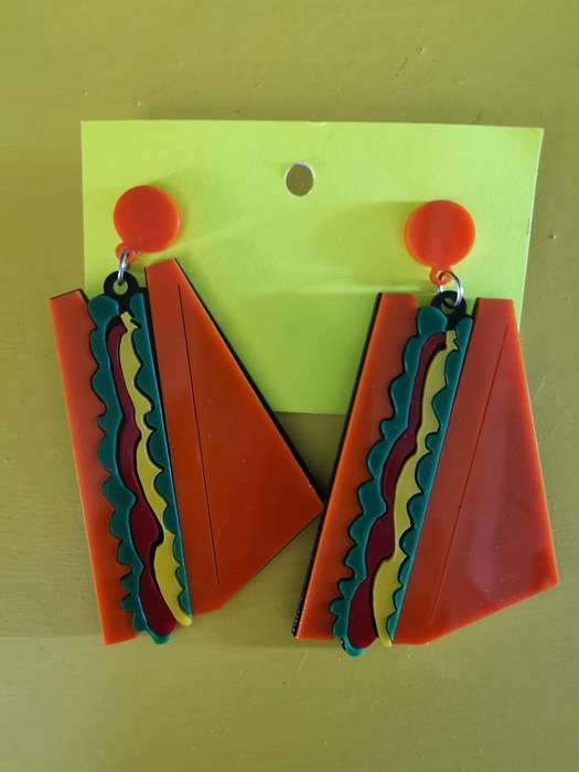 Handmade Perspex earrings
