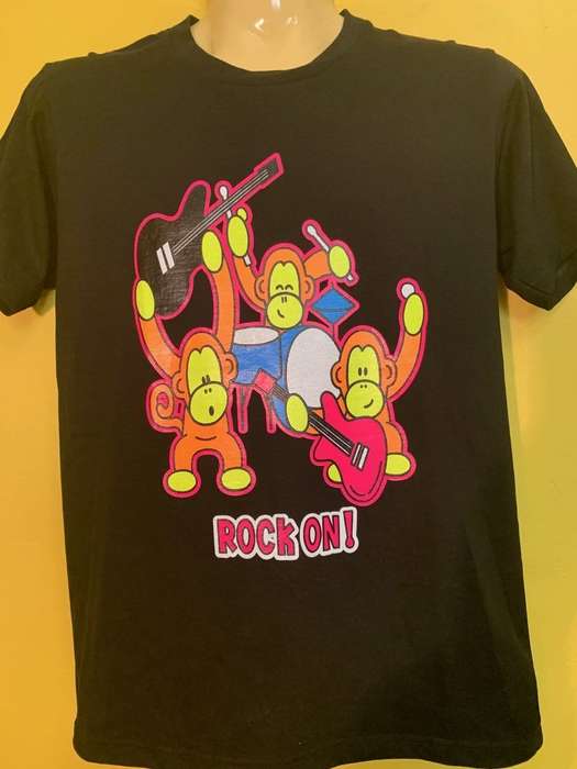Lumo Monkey T-shirt Rock On!