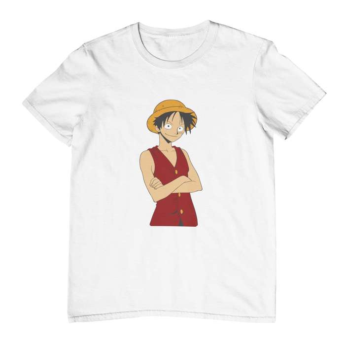 One Piece Luffy White T-Shirt