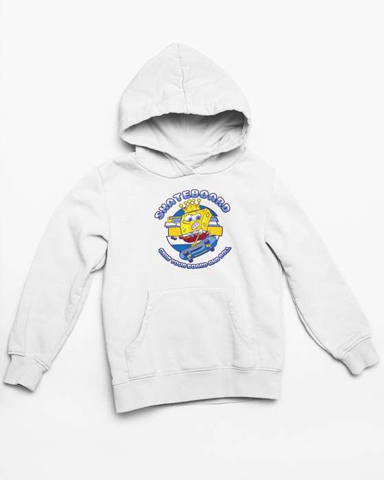 Spongebob White Hoodie