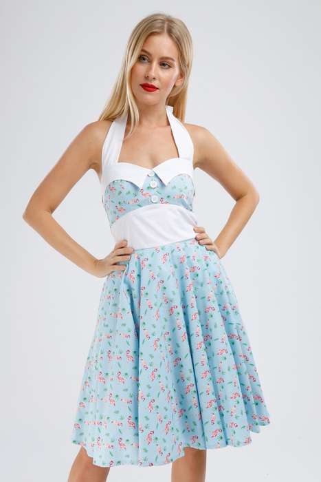 Vintage-inspired Pin-up Dress