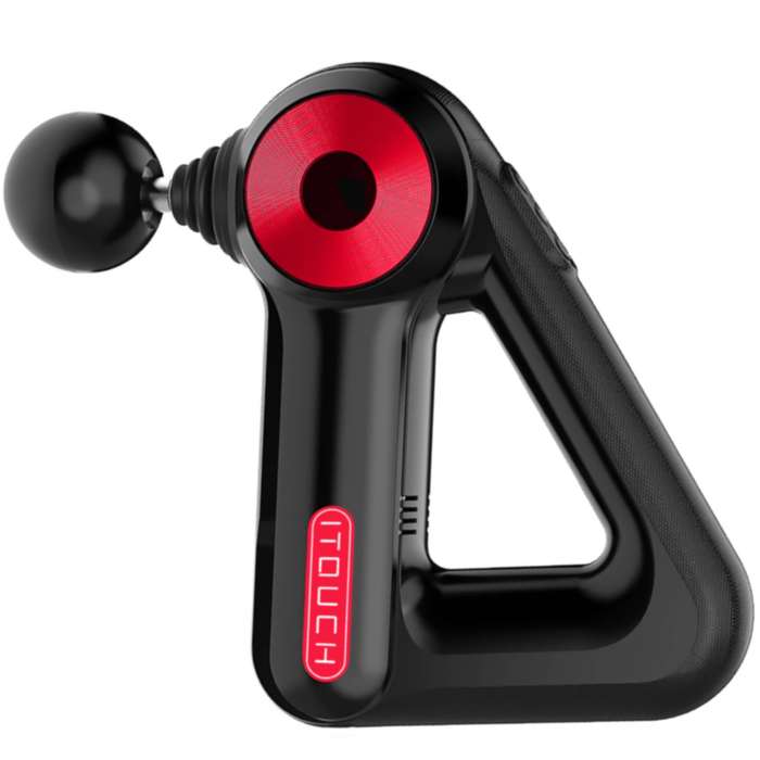 ITOUCH Deep Tissue Massage Gun  5 Speeds, 12 Heads, 1016mm Amplifier