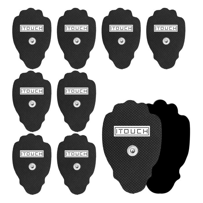 (5 Pair / 10 Pcs) Large-Size Replacement TENS Unit Electrode Pads