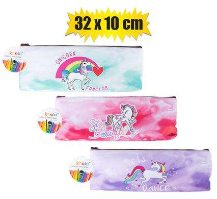 Cute Unicorn Pencil Stationery Case 3 Piece Set, Bag 32x 10cm