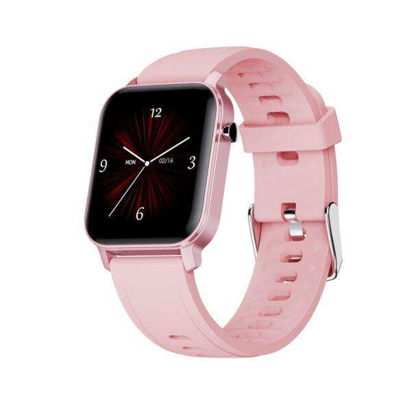 Square Smart Watch Android and IOS Compatible Fitness Tracker, Heart Rate Monitor, 40mm Touch Scr...