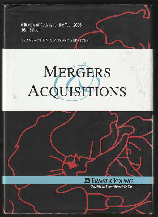 Merges Acquisitions By Ernst & Young 16th Edition