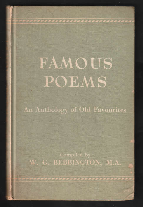Famous Poems By W. G. Bebbington, M.A.