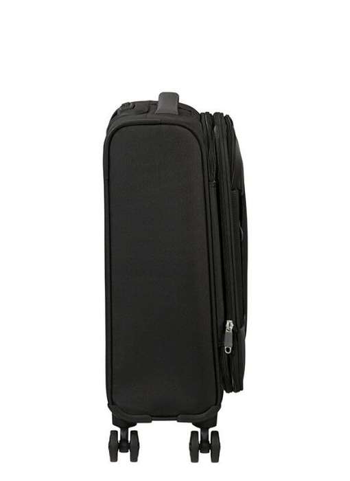American Tourister Pulsonic 55cm Cabin Spinner - Expandable | Black
