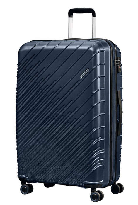 American Tourister Speedstar 77cm Large Spinner Expandable | Atlantic Blue