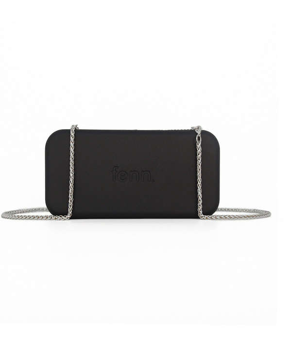 Fenn Wallets  Black  Silver Handle