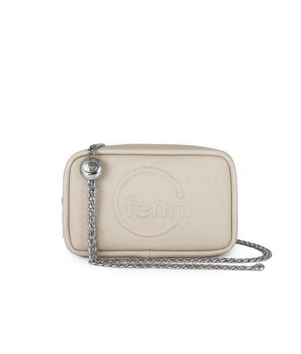 Fenn Pouch  Oatmeal  Silver Chain