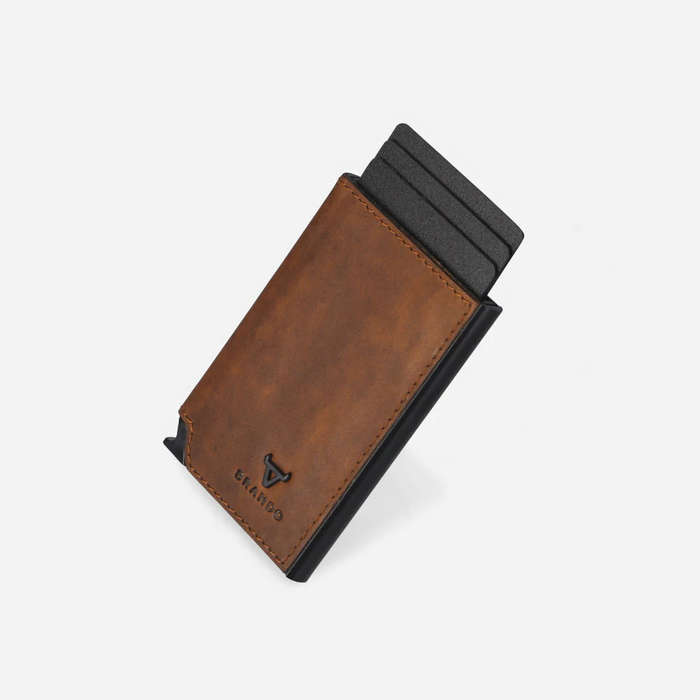Brando James Metal Card Holder 2005 Brown