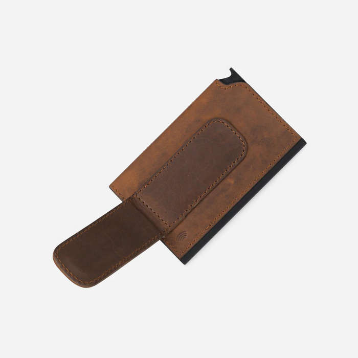 Brando James Metal Card Holder 2005 Brown
