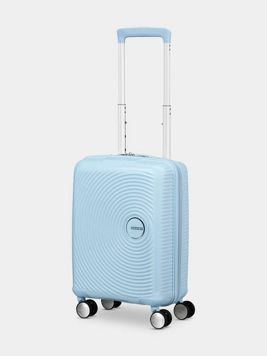 American Tourister Soundbox Mini Spinner 47cm Pastel Blue