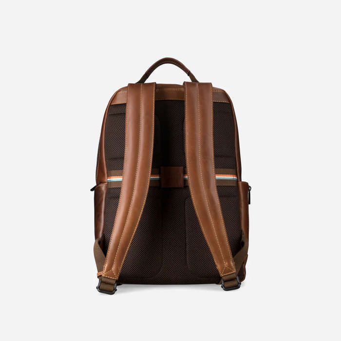 Brando James X Pocket Backpack Brown