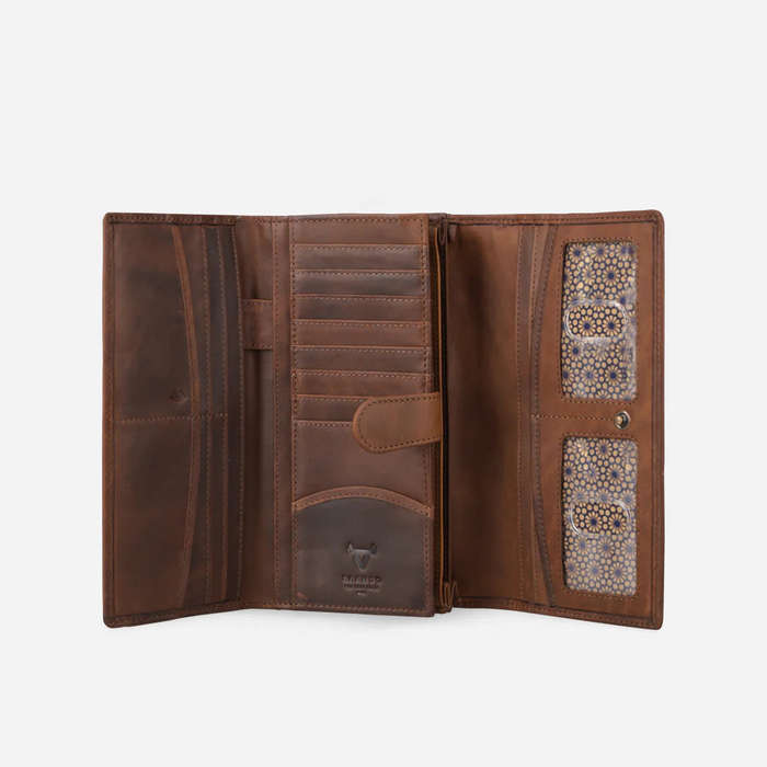 Brando Jamie Large Purse Brown