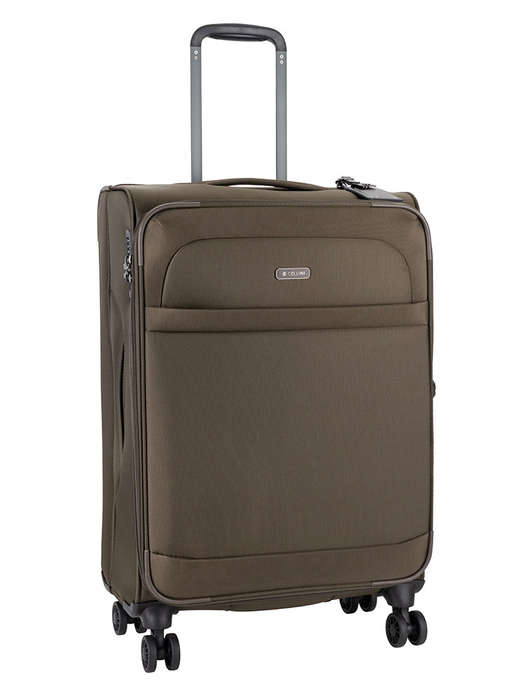 Cellini Microlite S Large 4 Wheel Trolley Case Sandlewood