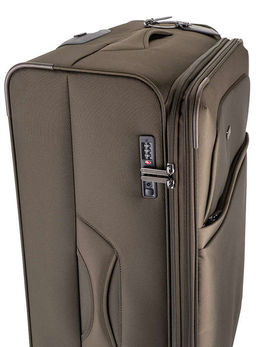 Cellini Microlite S Xtra Large 4 Wheel Trolley Case Sandlewood