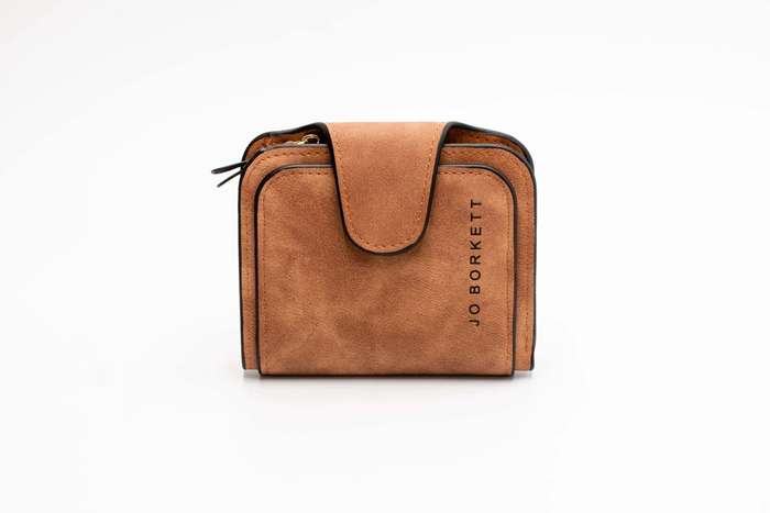 Jo Borkett Small bi fold Tan