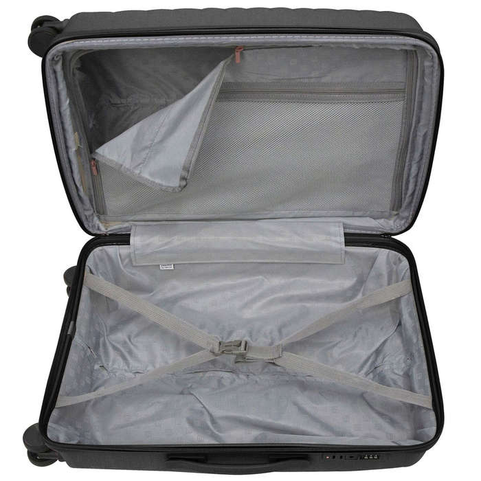 Evolution New Kirstenbosch 3 Piece Luggage Set Black