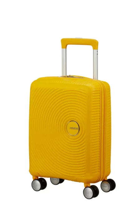 American Tourister Soundbox Mini Spinner 47cm Golden Yellow