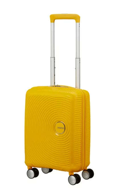 American Tourister Soundbox Mini Spinner 47cm Golden Yellow