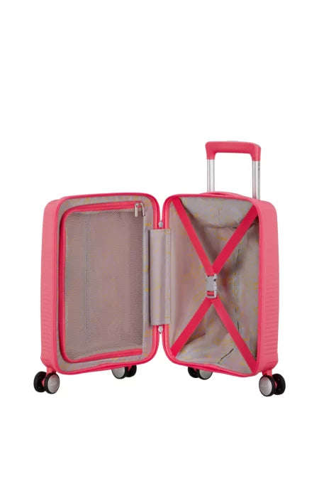 American Tourister Soundbox Mini Spinner 47cm Sun Kissed Coral