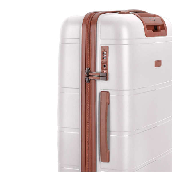 Cellini Monte Carlo 3 piece   White   + FREE Large & medium Plastic luggage protector cover