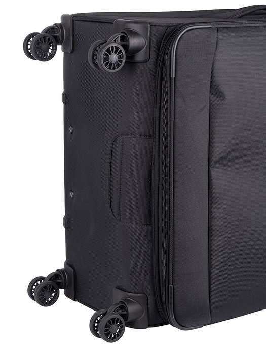 Cellini Microlite S Large 4 Wheel Trolley Case Sandlewood