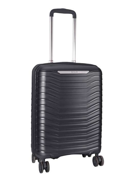 Cellini Aerotech 4 Wheel Trolley Carry On Black